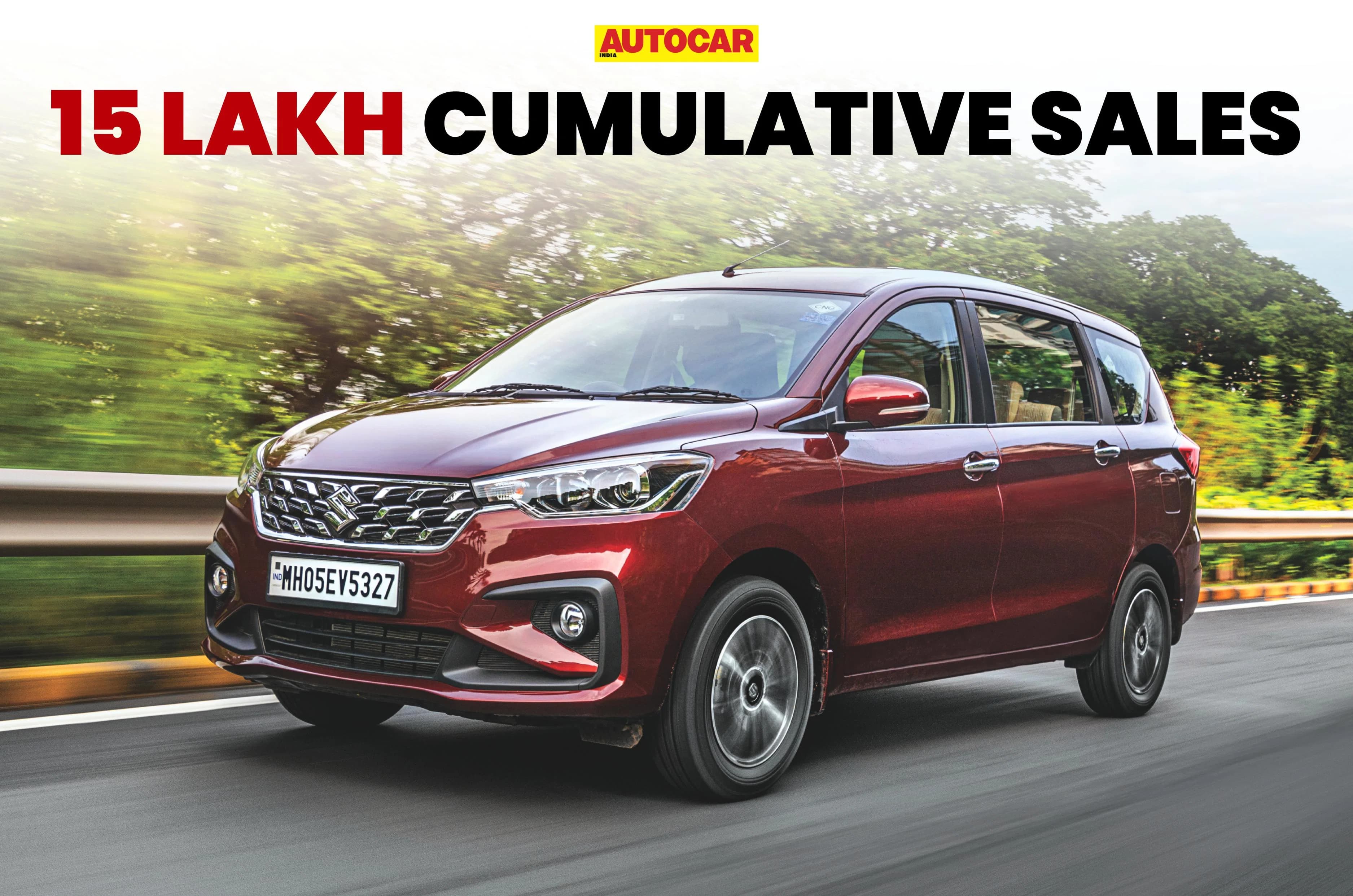Maruti Suzuki Ertiga Achieves Remarkable 15 Lakh Sales Milestone in India