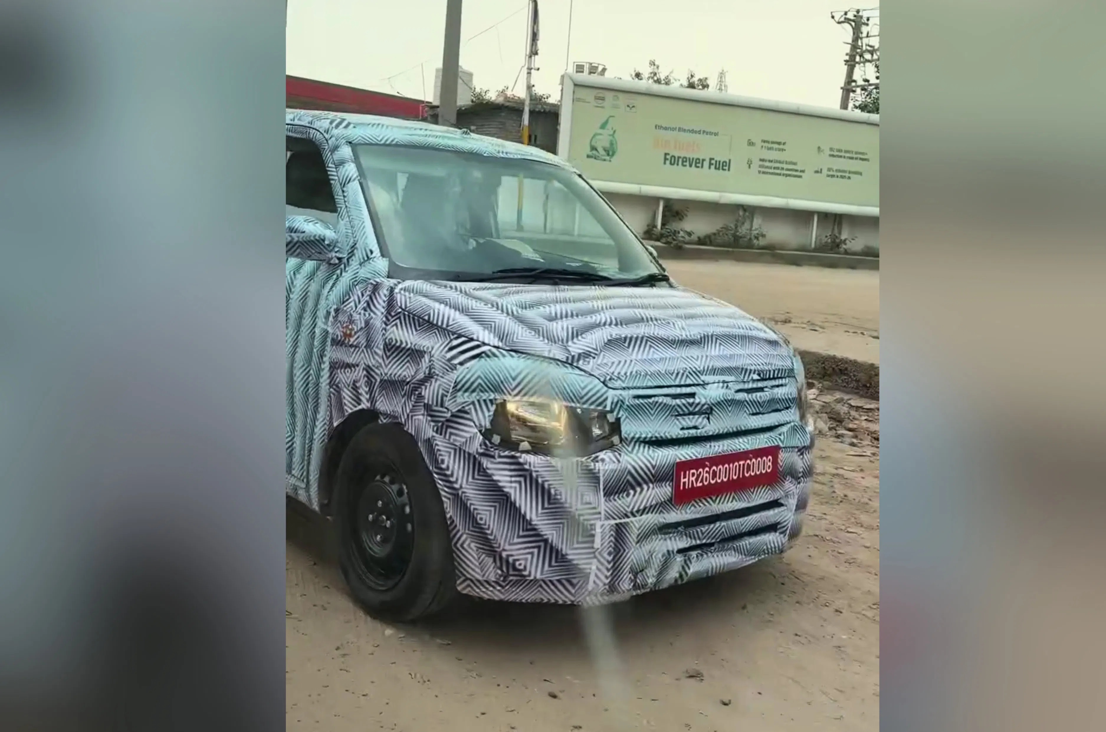 Maruti Suzuki Wagon R Facelift Spied Testing in India, Hints at Comprehensive Updates