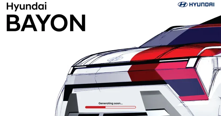 Hyundai Bayon's First Design Sketches Revealed for India