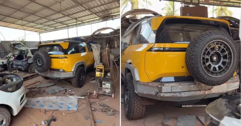 Modified Tata Sierra Showcases Rugged Transformation