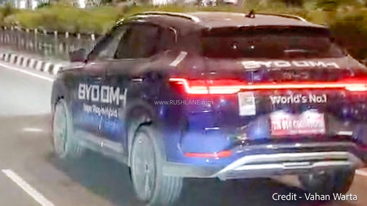 BYD Sealion 6 Plug-In Hybrid Spotted Testing in India, Launch Anticipated