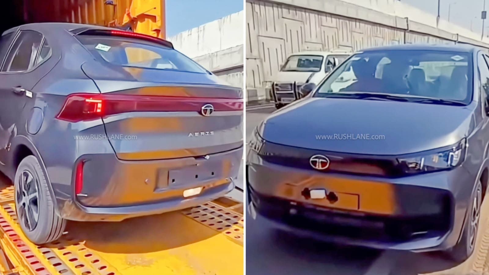 Tata Aeris CNG Spied Uncamouflaged at Dealer Yards Ahead of Launch