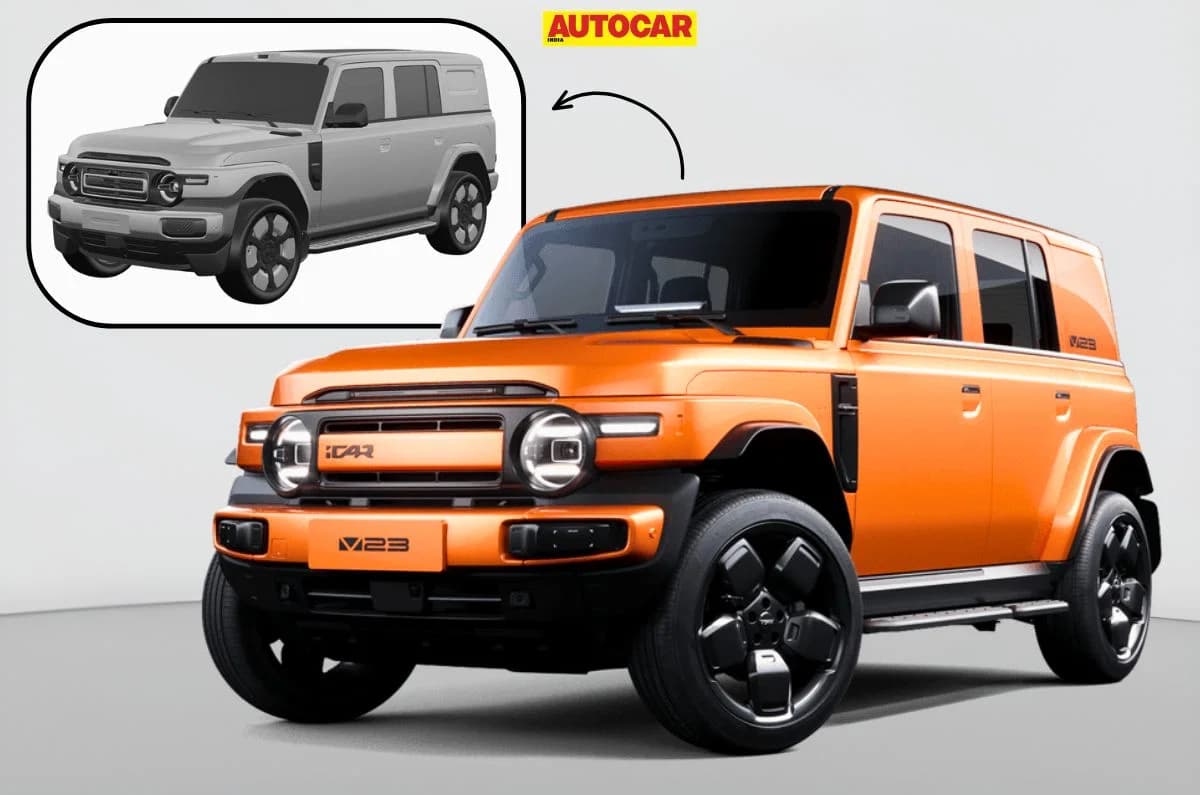 JSW Motors Secures Design Patent for Chery iCaur V23-based SUV in India