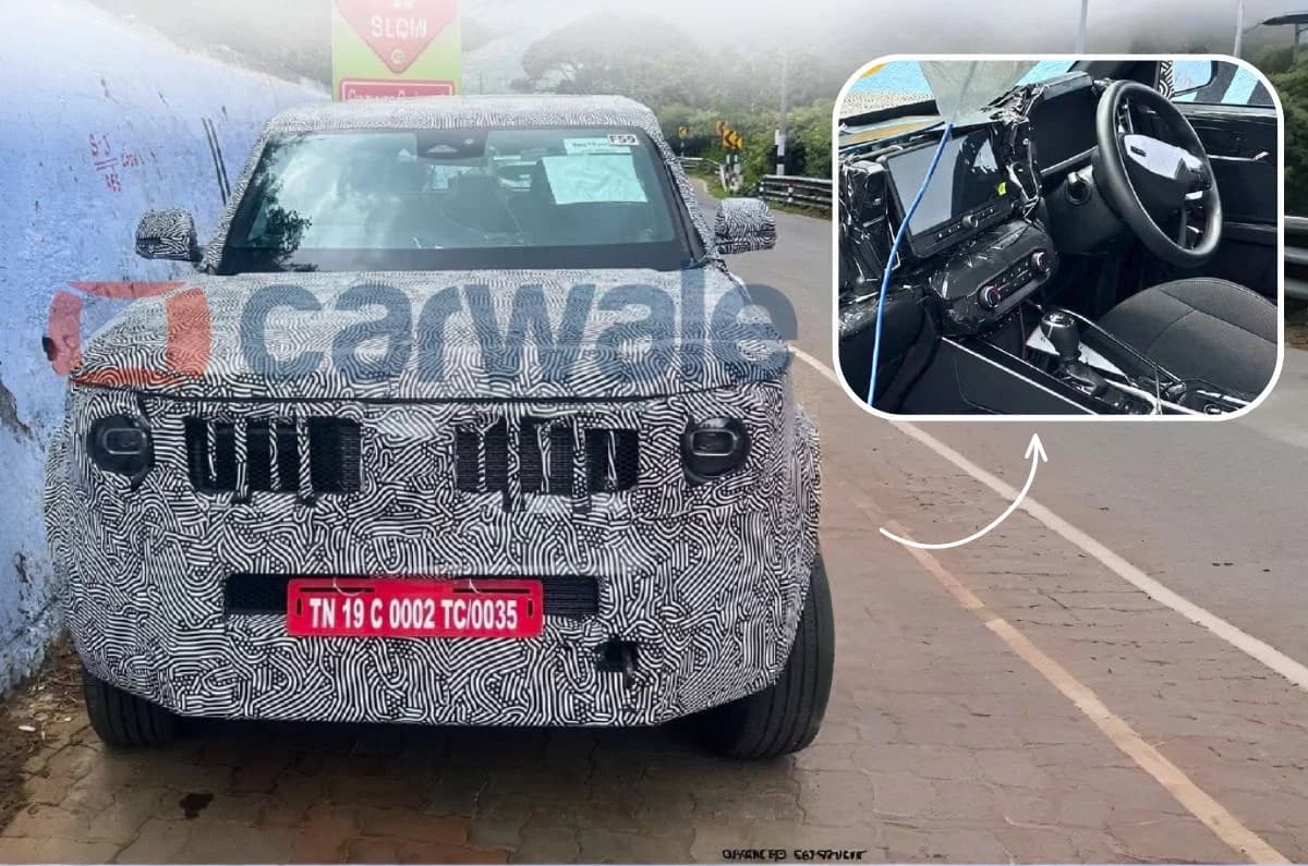 Mahindra Vision S-Based SUV Interior Spied in Detail