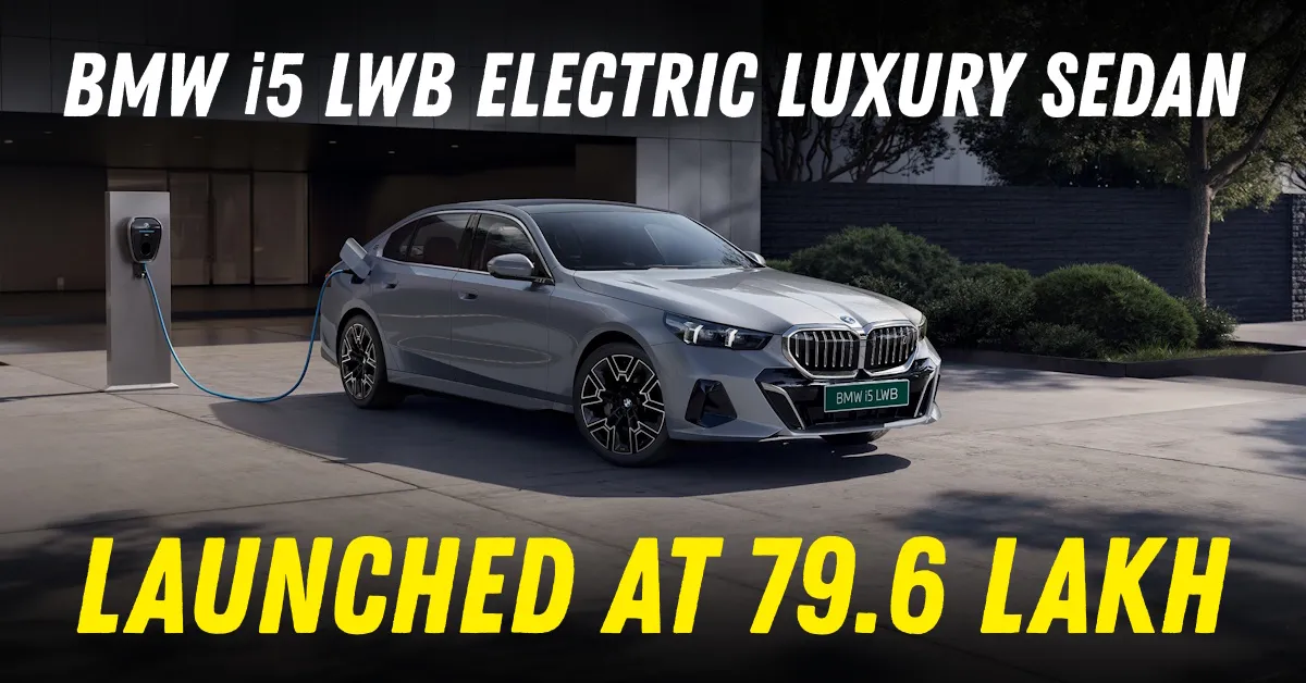 BMW i5 LWB Electric Luxury Sedan Debuts in India
