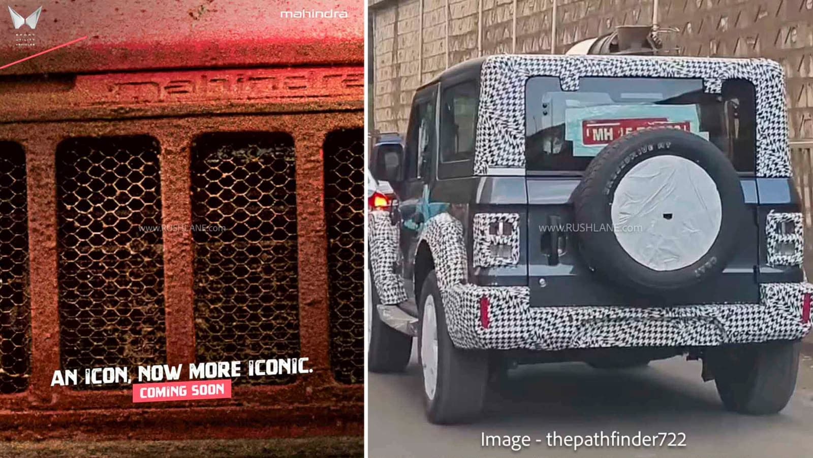 Mahindra Thar Facelift Teased Ahead of September 22nd Launch