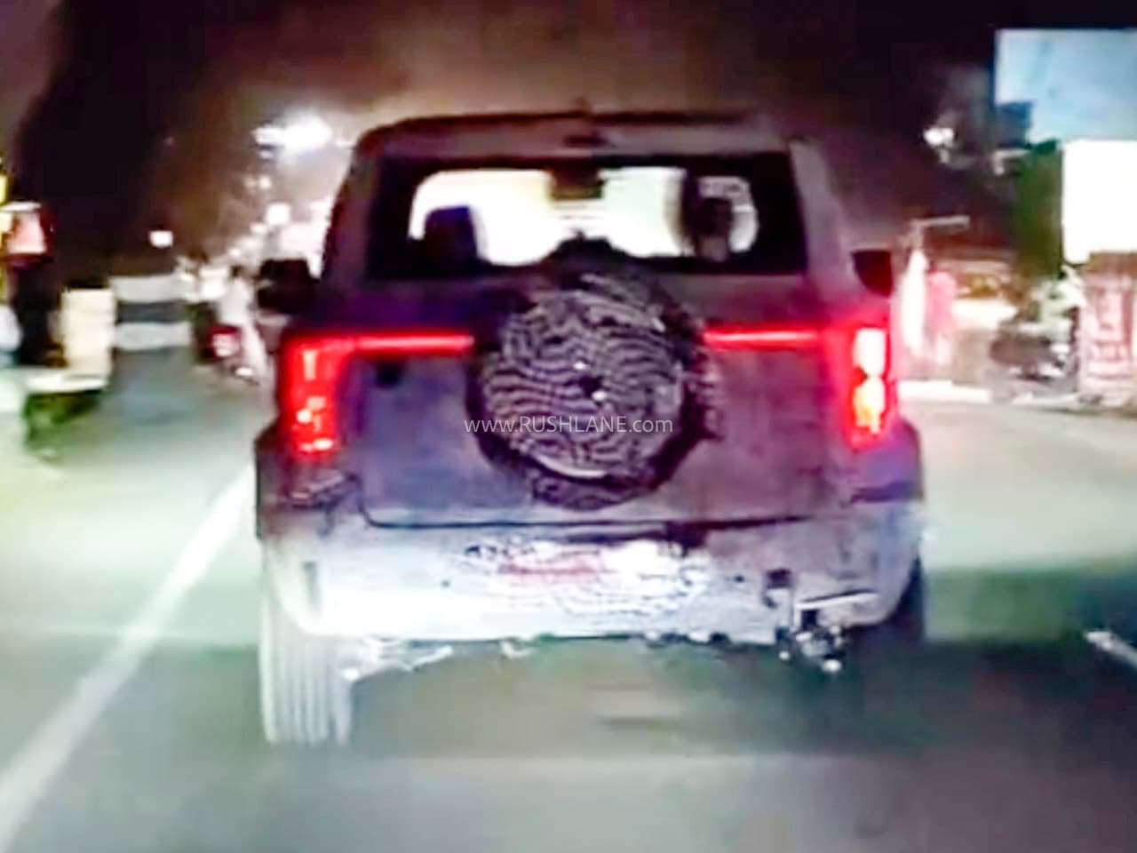Mahindra Vision S Connected Spotted with New Horizontal LED Tail Lights