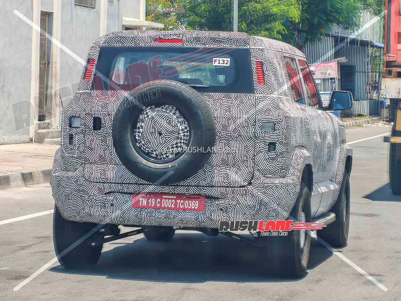 Mahindra Vision S Test Mule Spotted, Reveals Scorpio-Inspired Design Cues