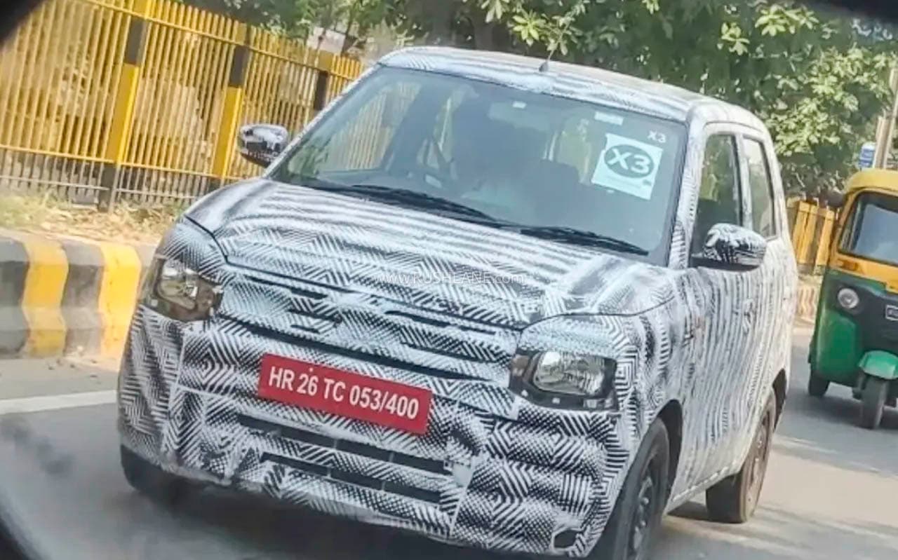 Maruti WagonR Facelift Spied: New Engine and Underbody CNG Tank Expected